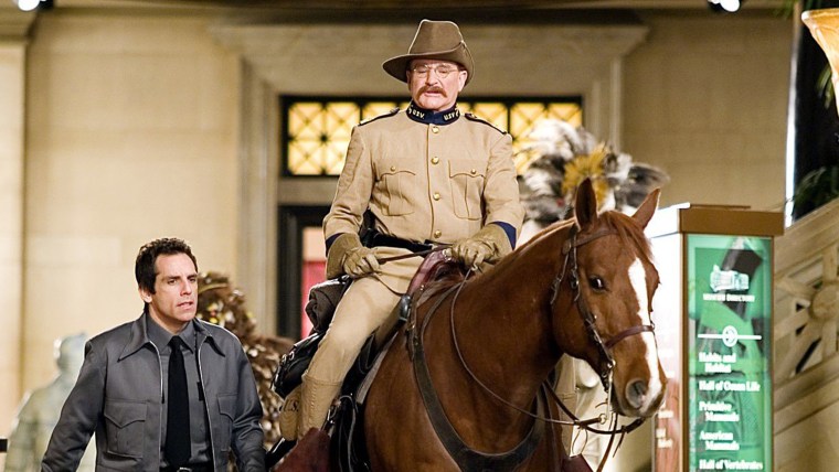 Ben Stiller and Robin Williams in 2006's \"Night at the Museum.\"