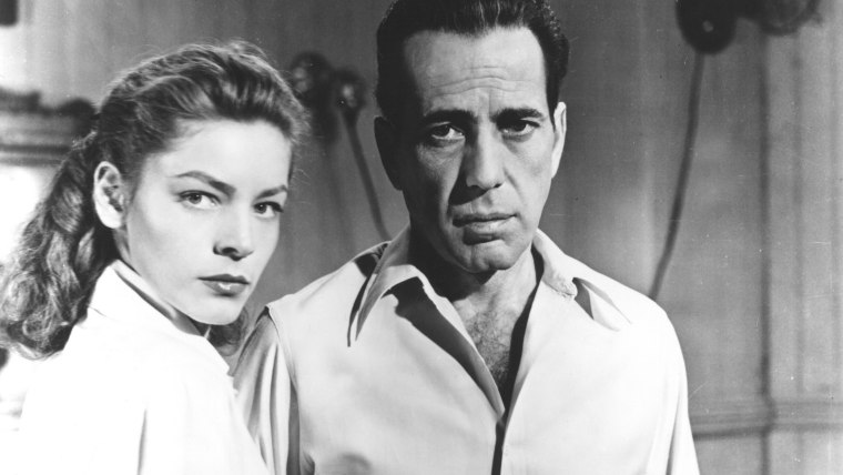 IMAGE: Lauren Bacall and Humphrey Bogart in \"Key Largo.\"