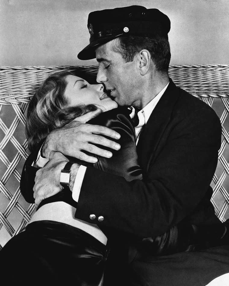 Humphrey Bogart and Lauren Bacall in \"To Have and Have Not.\"