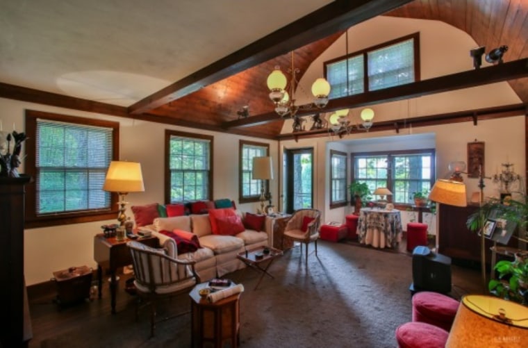 The 2,900-square-foot home of J.D. Salinger has a brick fireplace, four bedrooms and five bathrooms.