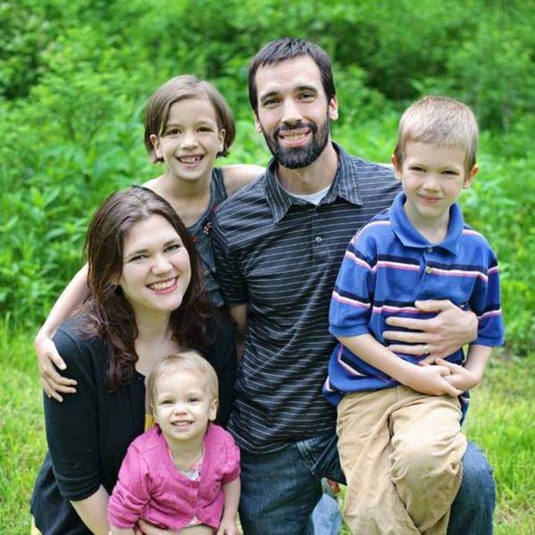 Rachel Hillestad and family