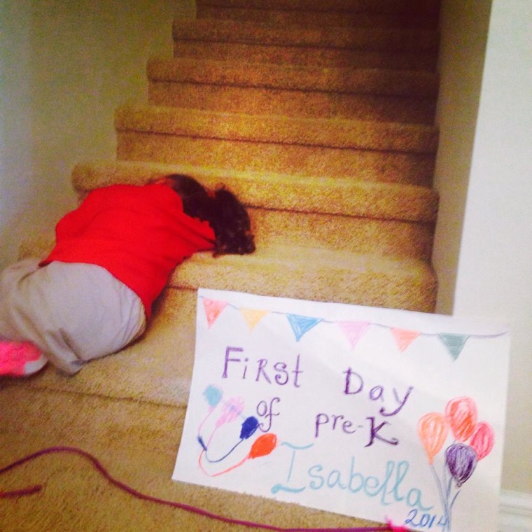 Isabella Santos would rather not face the first day of school