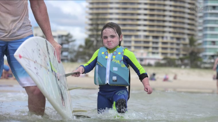 6-year-old surfer Quincy Symonds.