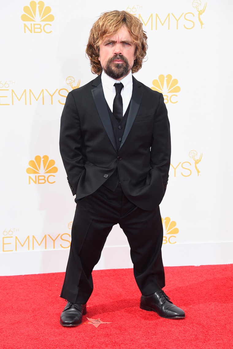 LOS ANGELES, CA - AUGUST 25:  Actor Peter Dinklage attends the 66th Annual Primetime Emmy Awards held at Nokia Theatre L.A. Live on August 25, 2014 in...