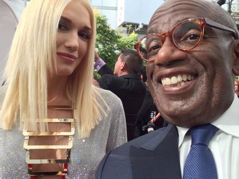 Al Roker and Jim Parsons at the 2014 Emmy Awards.