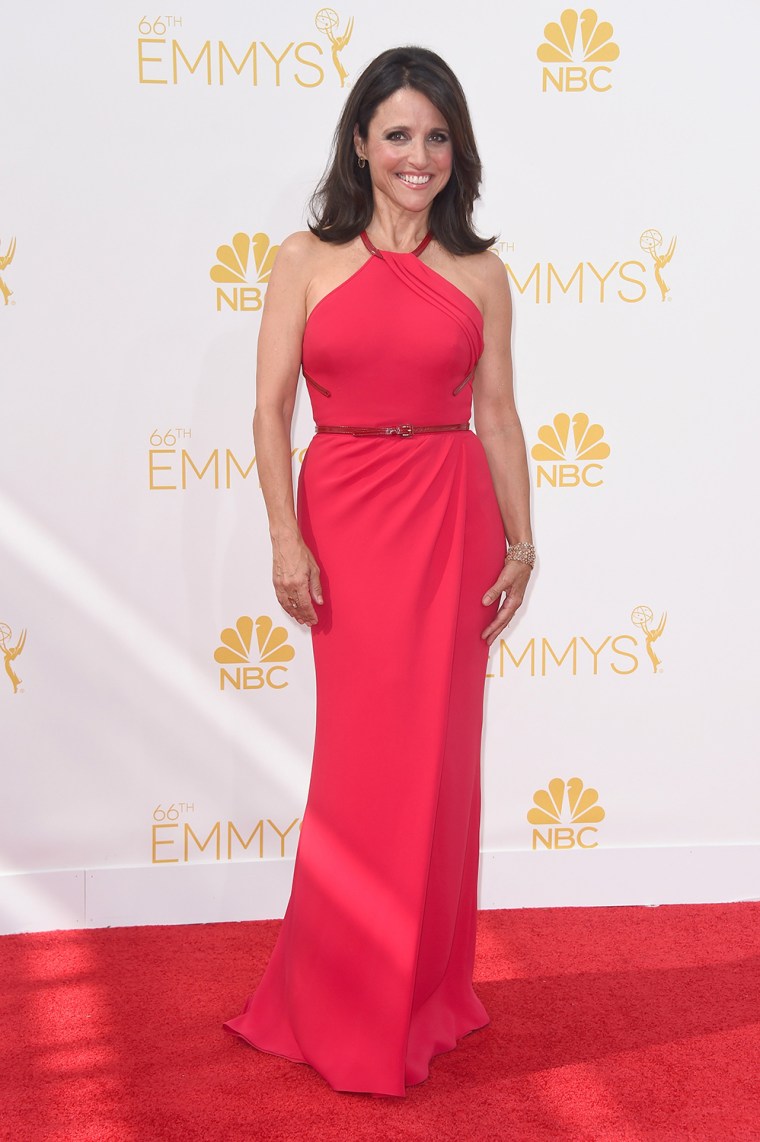LOS ANGELES, CA - AUGUST 25:  Actress Julia Louis-Dreyfus attends the 66th Annual Primetime Emmy Awards held at Nokia Theatre L.A. Live on August 25, ...