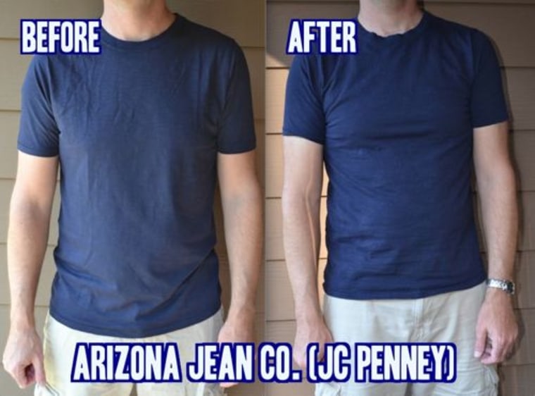 Arizona Jean Co. T-shirts shrank considerably after multiple washes.
