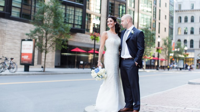 Boston Marathon bombing survivor James Costello and Krista D'Agostino, a nurse who helped care for him during his rehabilitation, got married this past weekend thanks to the donations of a host of businesses.