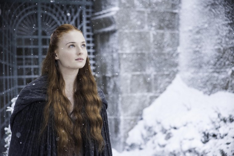 Sophie Turner as Sansa Stark on \"Game of Thrones\"