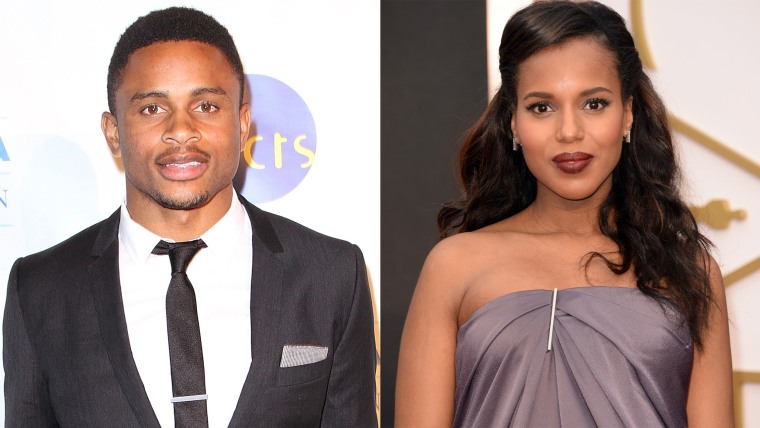 Image: Nnamdi Asomugha and Kerry Washington