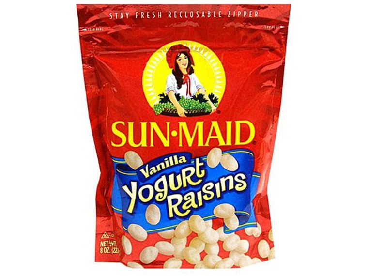 yogurt covered raisins