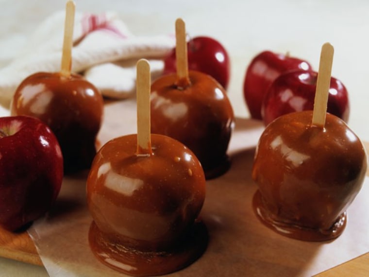 caramel apples