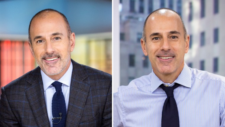 IMAGE: Matt Lauer participates in No Shave November