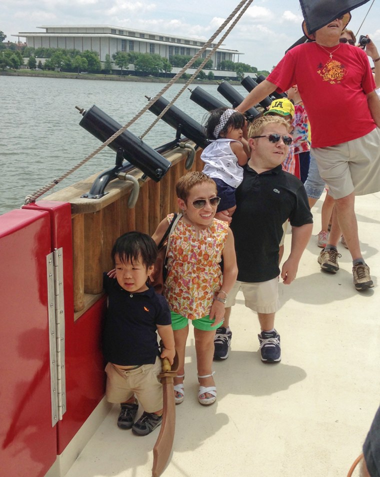 The family goes on a pirate ship adventure in Washington, D.C.