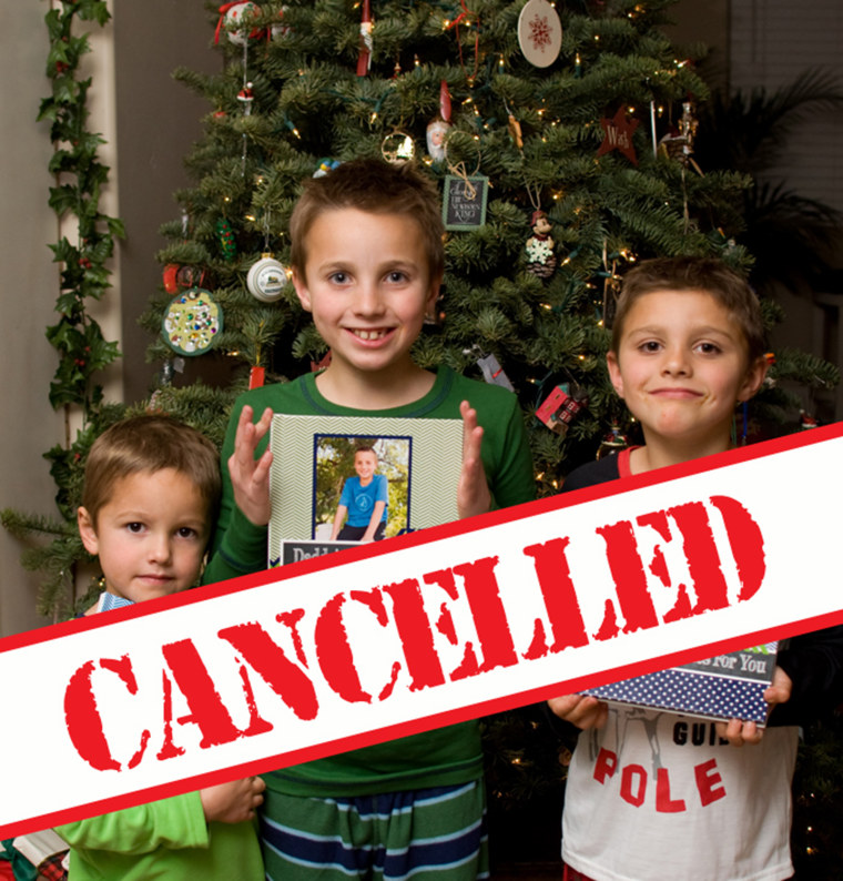 Yes, it's true: Christmas is cancelled. After trying everything to teach their three boys better behavior, Lisa Henderson and her husband decided to cancel Santa. For real.