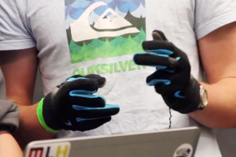 Hashtag gloves