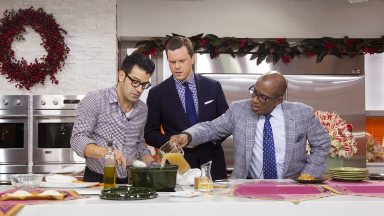 TODAY Show: George Mendes cooks up quick chicken dinners on December 4, 2014.