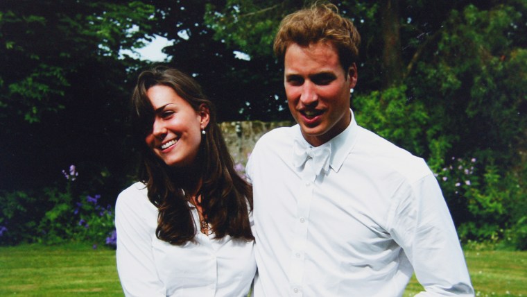 In this image made available by in London, Monday March 7, 2011 by The Middleton Family, Britain's Prince William and Kate Middleton pose together fol...