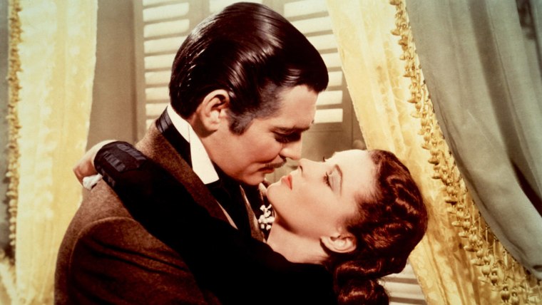 Scarlett O'Hara (Vivien Leigh) does fall for Rhett Butler (Clark Gable) in \"Gone With the Wind,\" but alas, it cannot last.