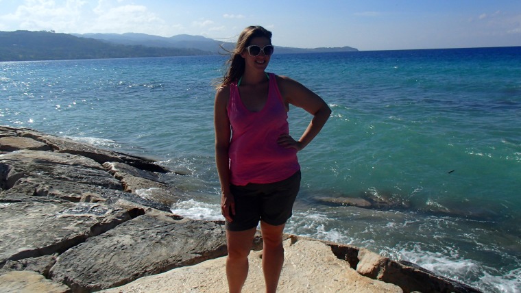 Image: Brooke visiting Montego Bay, Jamaica in November.