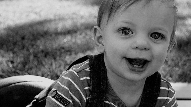 Cameron Beck died at age 11 months after a car accident. His car seat was not properly fastened.