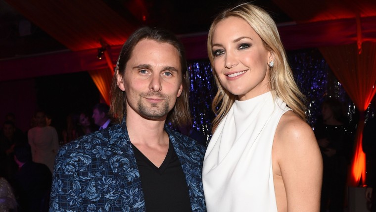 Matthew Bellamy and Kate Hudson.