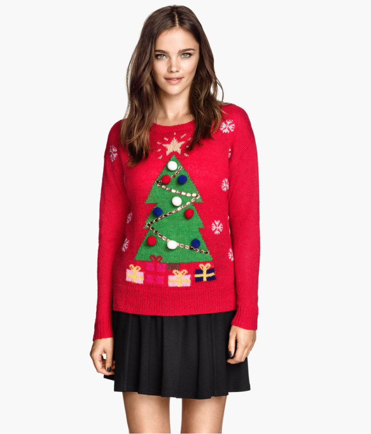 Cute red 2024 christmas sweater