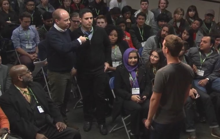 Zuck and crowd