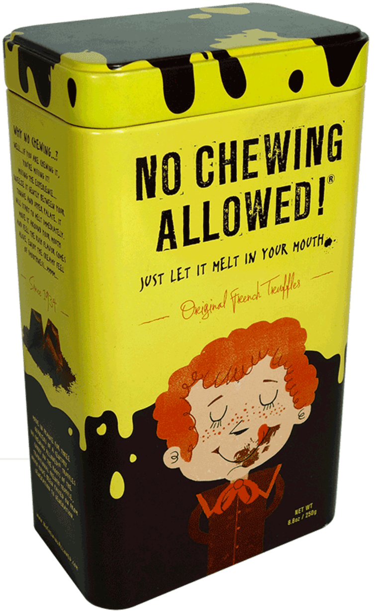 No chewing allowed truffles