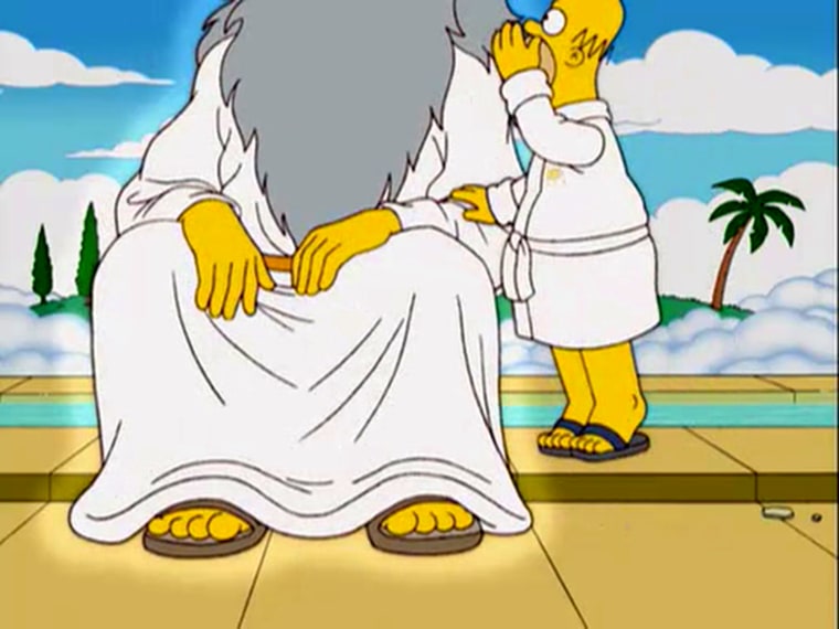 God and Homer Simpson