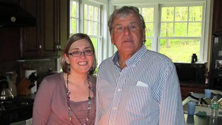 Gilles Rousseau and his daughter, Lauren Rousseau, a teacher killed at Sandy Hook.