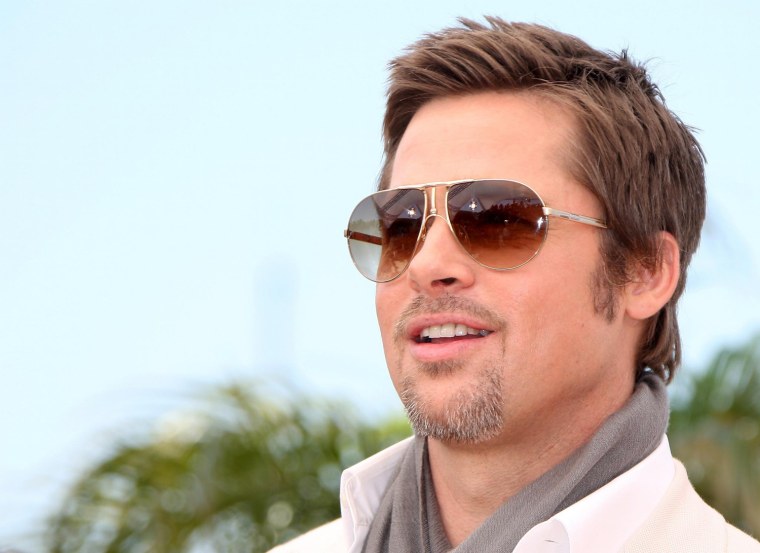 US actor Brad Pitt attends the photocall for the film 'Inglourious Basterds' in Cannes.