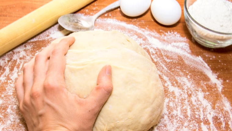 baker; bakery; baking; bread; cake; chef; closeup; cooking; cuisine; dough; dust; egg; female; fingers; flour; fresh; gourmet; grain; hand; handmade; ...