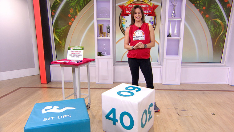 Jenna with fitness dice