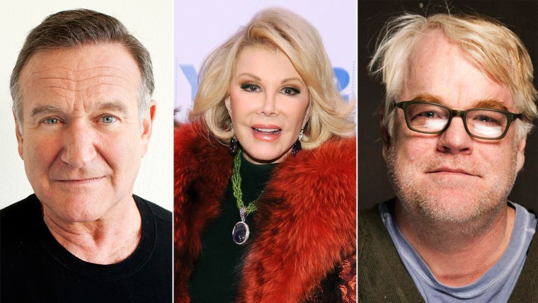 Image: Robin Williams, Joan Rivers, Philip Seymour Hoffman