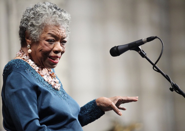 Image: Maya Angelou.