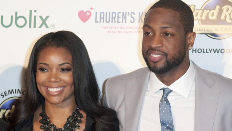 Gabrielle Union and Dwyane Wade.