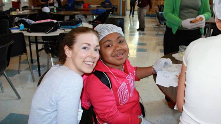 Erin Dinan, left, is the founder of One Sandwich At A Time, which aims to raise awareness about the homeless and alleviate hunger in New York City and...