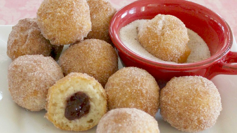 Easy Jelly Donut Holes