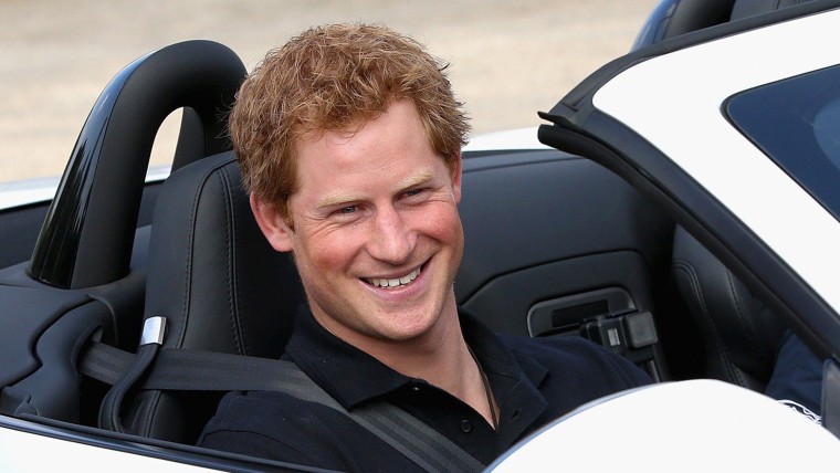 Prince Harry ahead of the Invictus Games on September 9, 2014 in Gaydon, England.