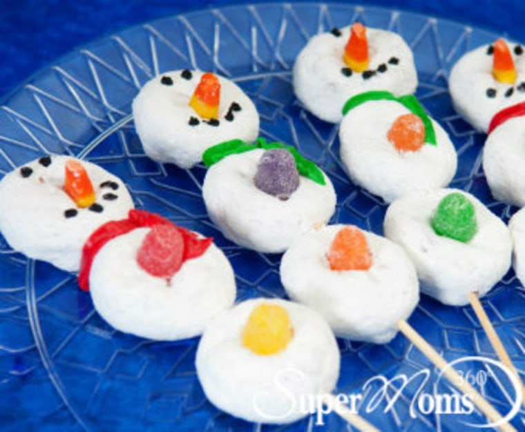 Sugar snowmen