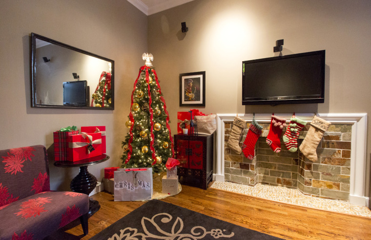 TODAY Show: Sheinelle Jones gives a tour of her holiday-ready home for At Home With TODAY on December 17, 2014.