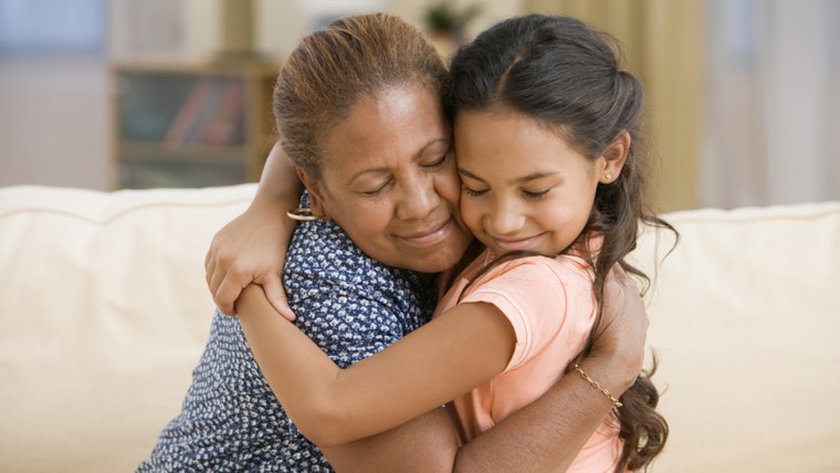 Mother and daughter hugging; Shutterstock ID 220380457; PO: TODAY.com