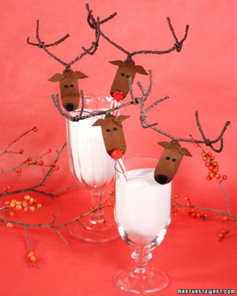 Candy cane reindeer