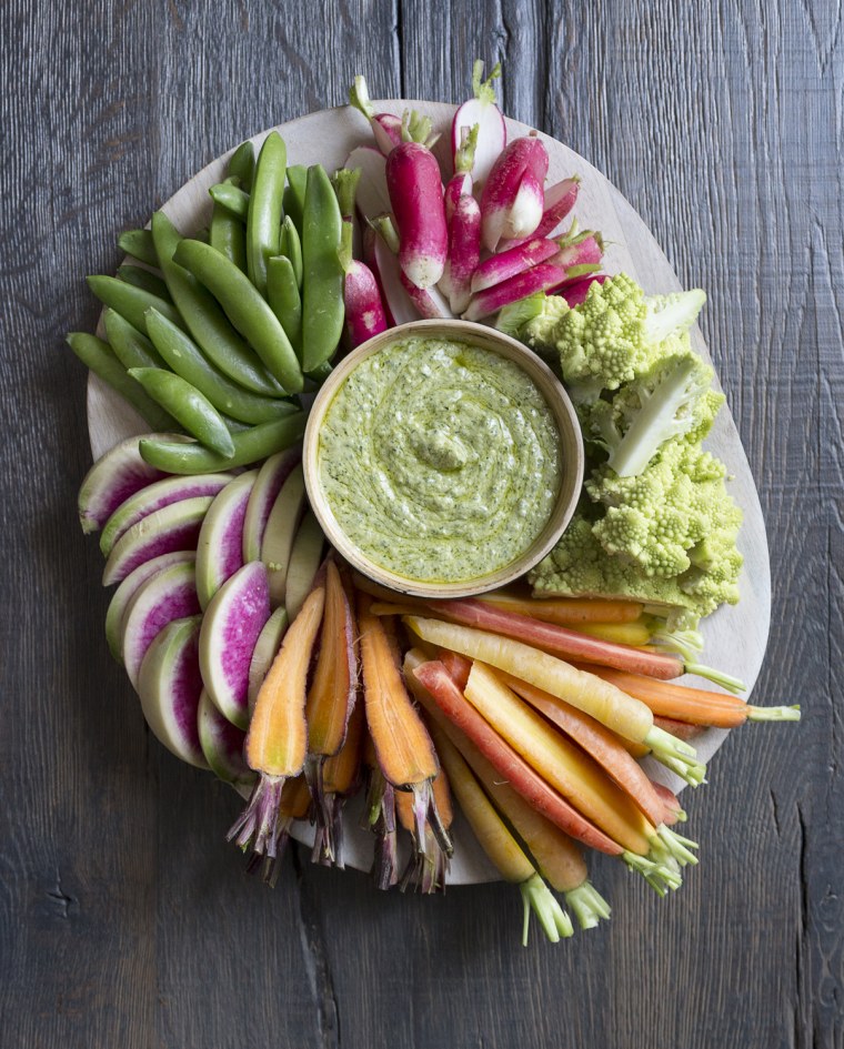 Crudite Platter from the Yellow Table Cookbook