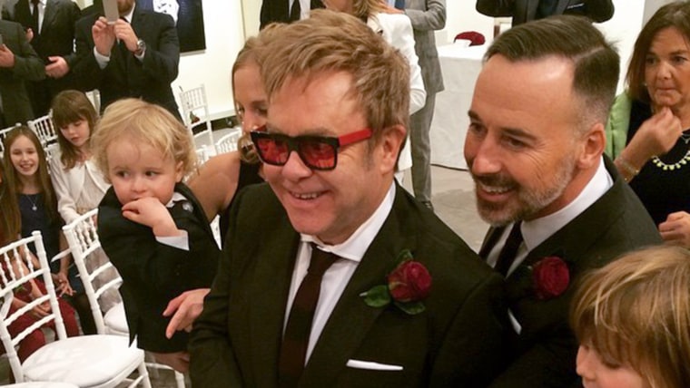 Elton John and David Furnish