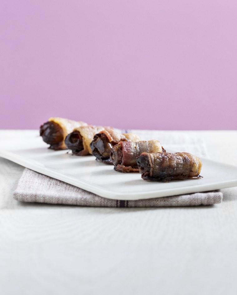 Bacon Wrapped Dates from the Yellow Table Cookbook