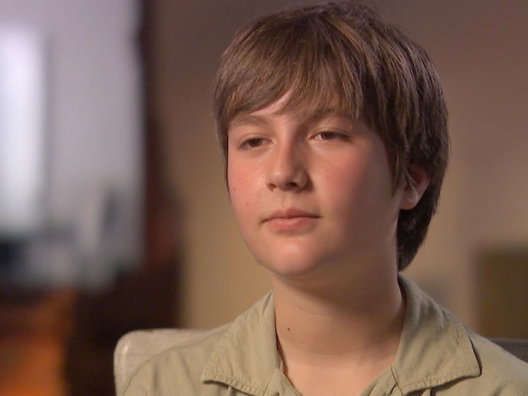 Sean Goldman in 2012, during an interview with Meredith Vieira on Dateline.