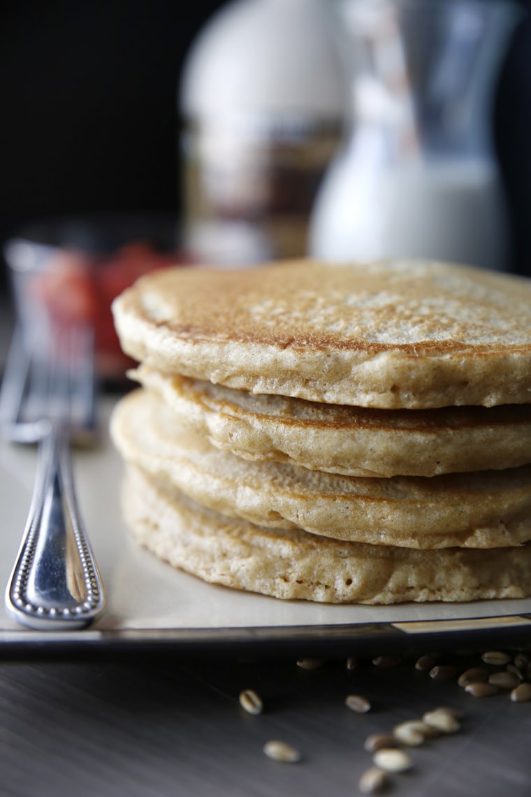 100% Whole Wheat Pancakes