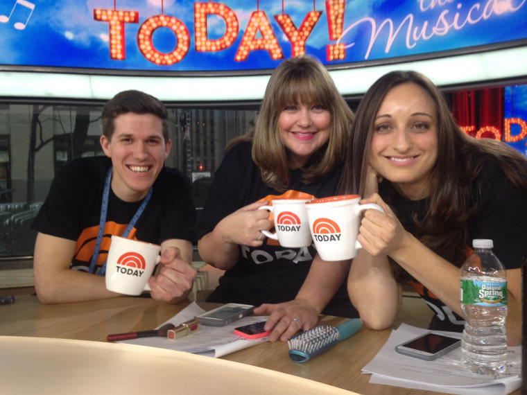 TODAY staffers Alex Ficquette, Susan Bowser and Brittany Haviland.